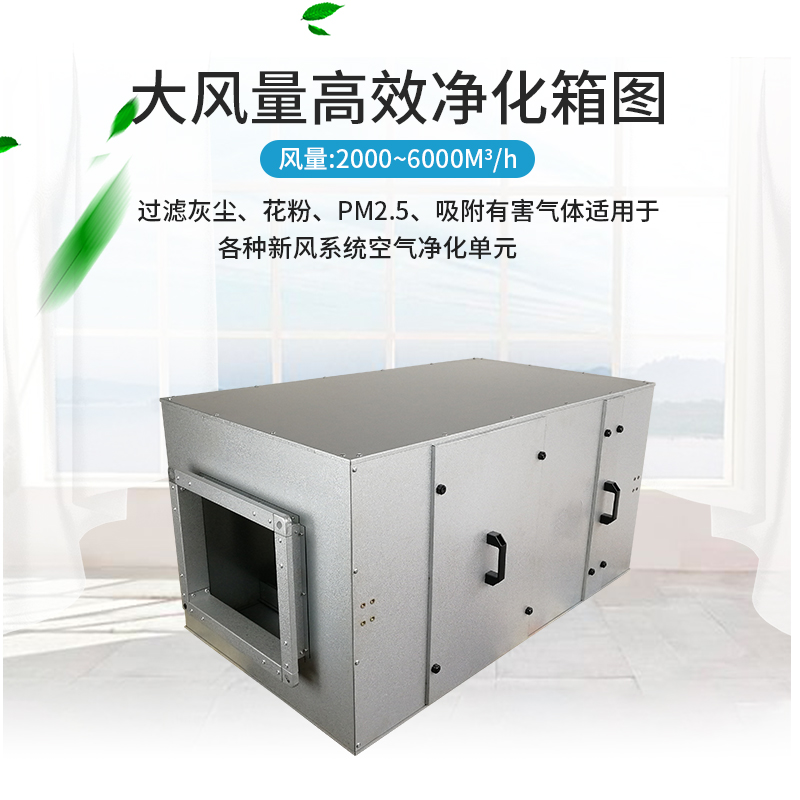 大風量高效凈化箱圖